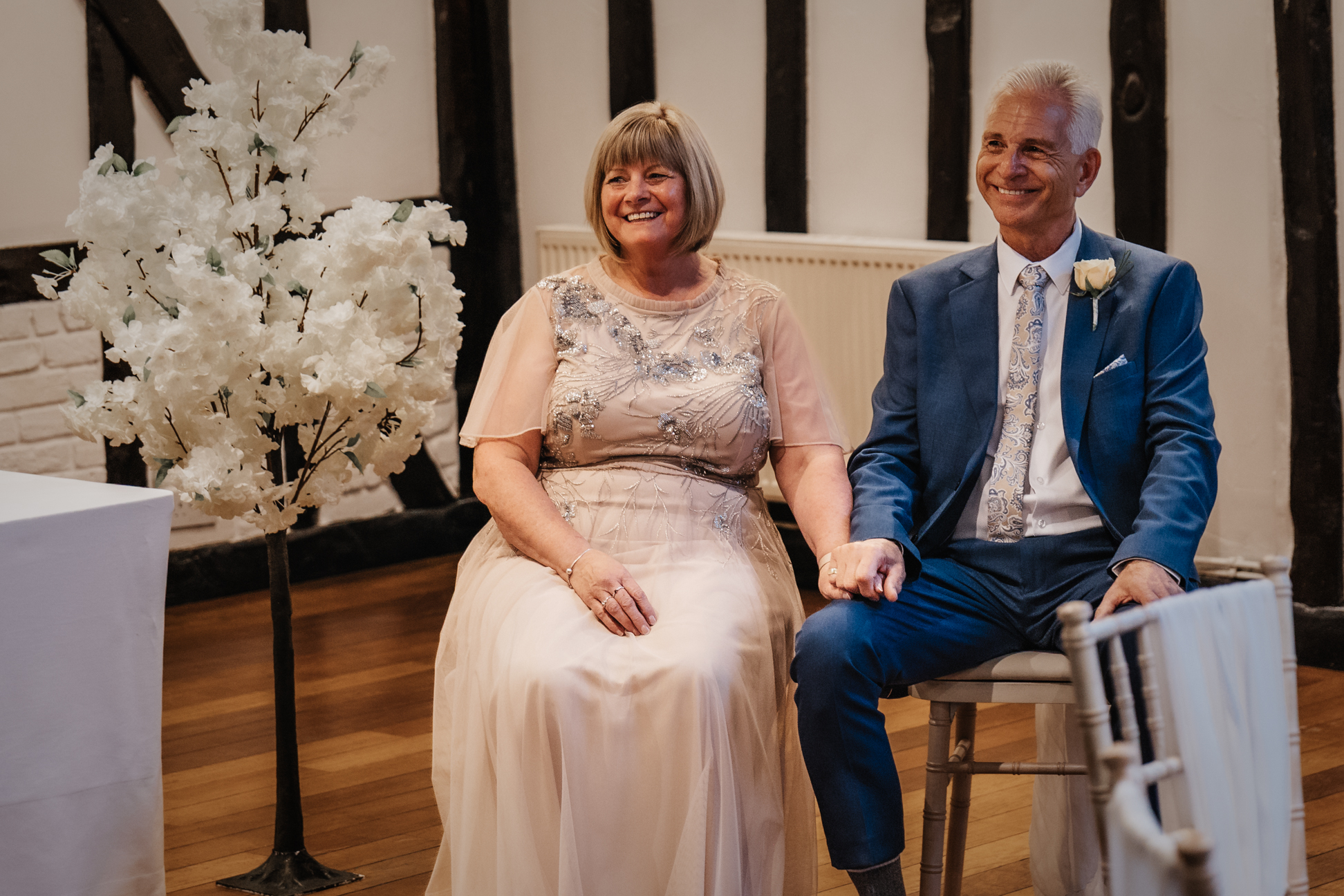 Deb Reed Celebrant Colchester Essex, performing the ceremony at Stephen and Bevs wedding.